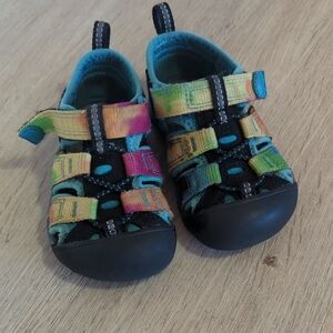 Colorful Keens Toddler Sandals Size 6